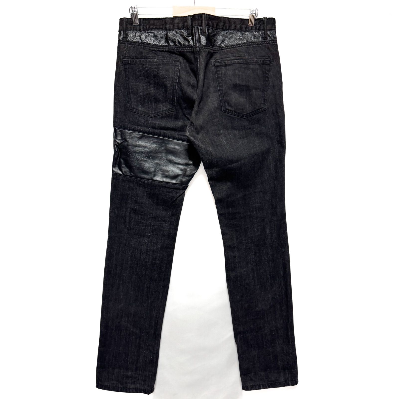 Roen スカルプリント ダークブルーデニムパンツ 値下げ ROEN スカルデニム