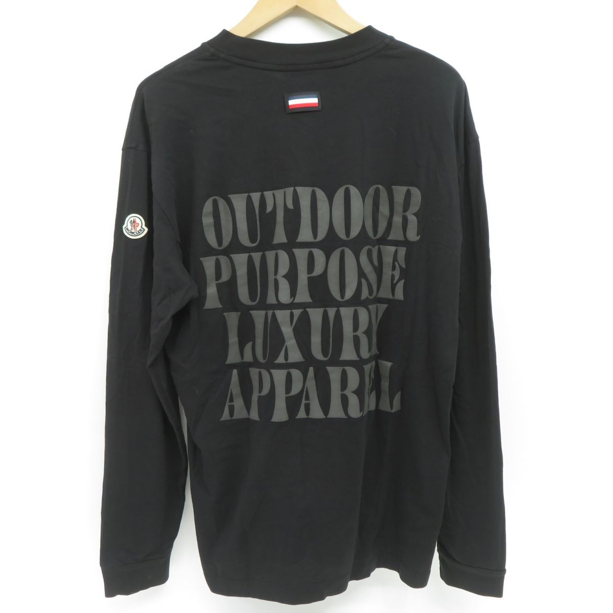 MONCLER モンクレール 22SS 2022SS Logo Long Sleeve 長袖 Tシャツ ロゴ 公式 プリント H10918D00014  サイズM