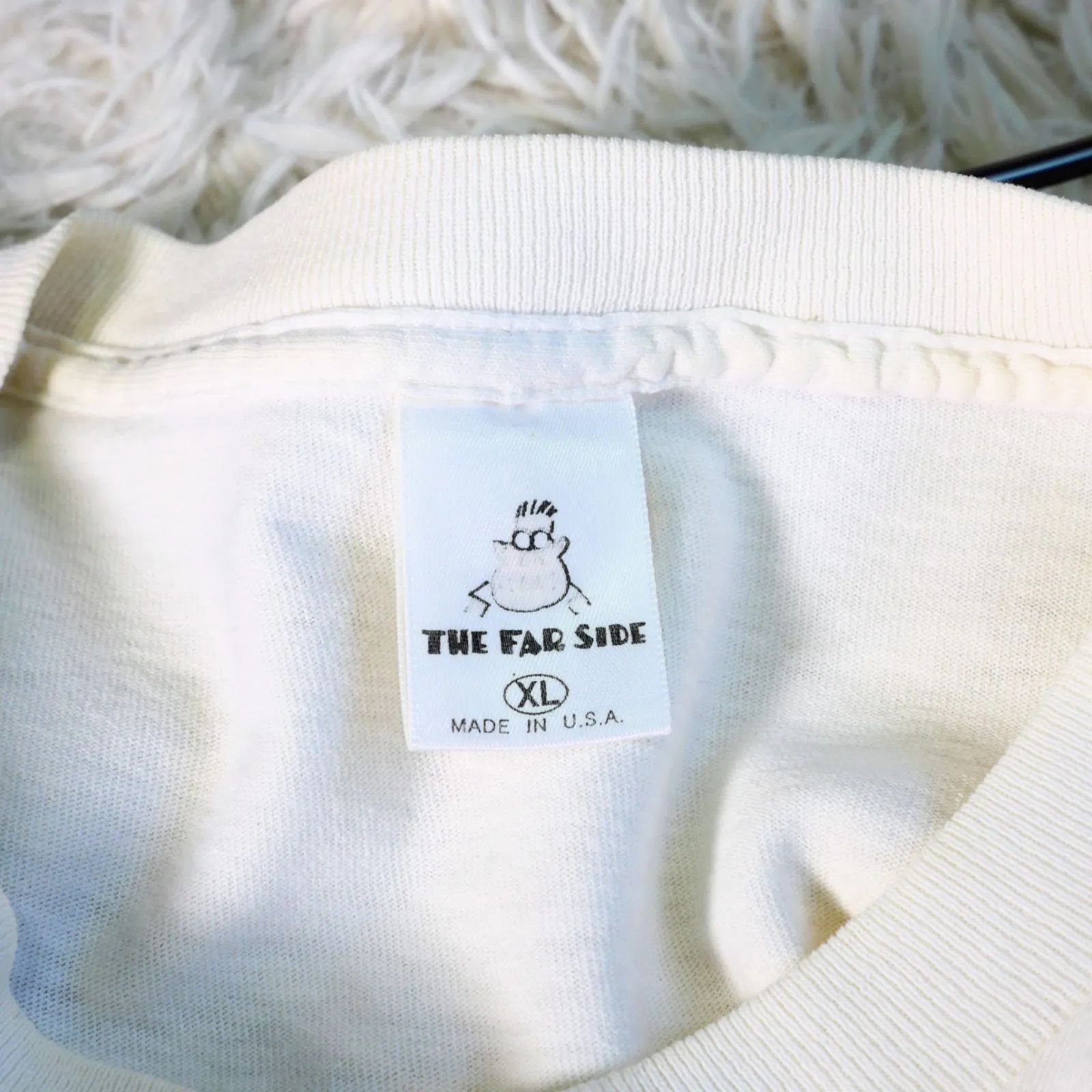 The Far Side 80s USA製 「 PULL」 Gary Larson T-shirt/XL - メルカリ