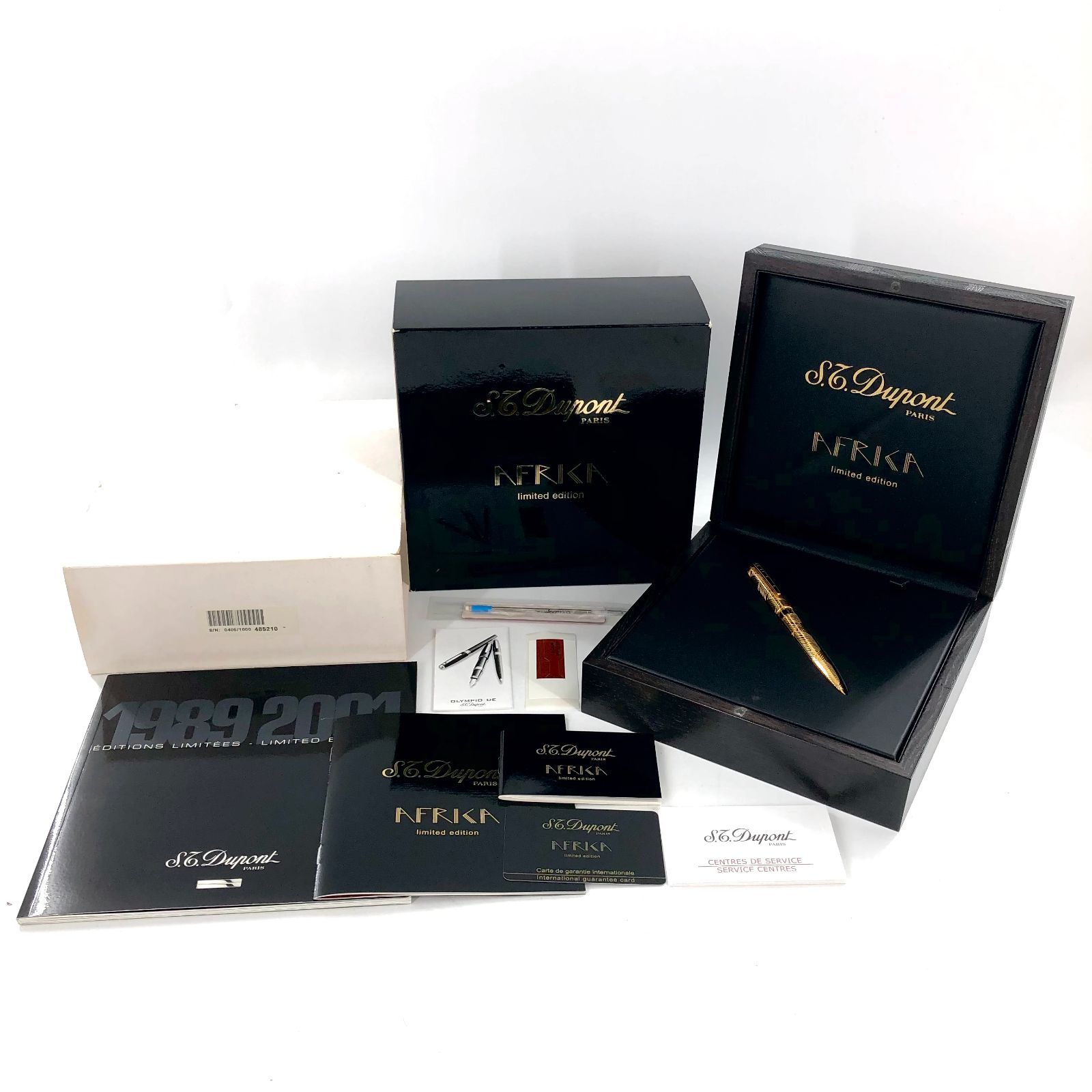 S.T.Dupont デュポン アフリカ リミテッドエディション ボールペン ゴールド×ブラック PF-250