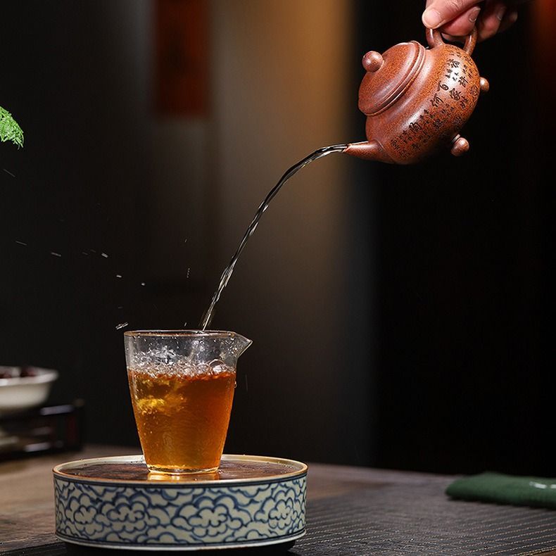 中国古美術・原鉱紫泥 ・祥瑞字紋紫砂壺・紫泥急須・茶壺・茶道具・置物・煎茶道具 中国古美術・原鉱紫泥 ・祥瑞字紋紫砂壺・紫泥急須・茶壺・