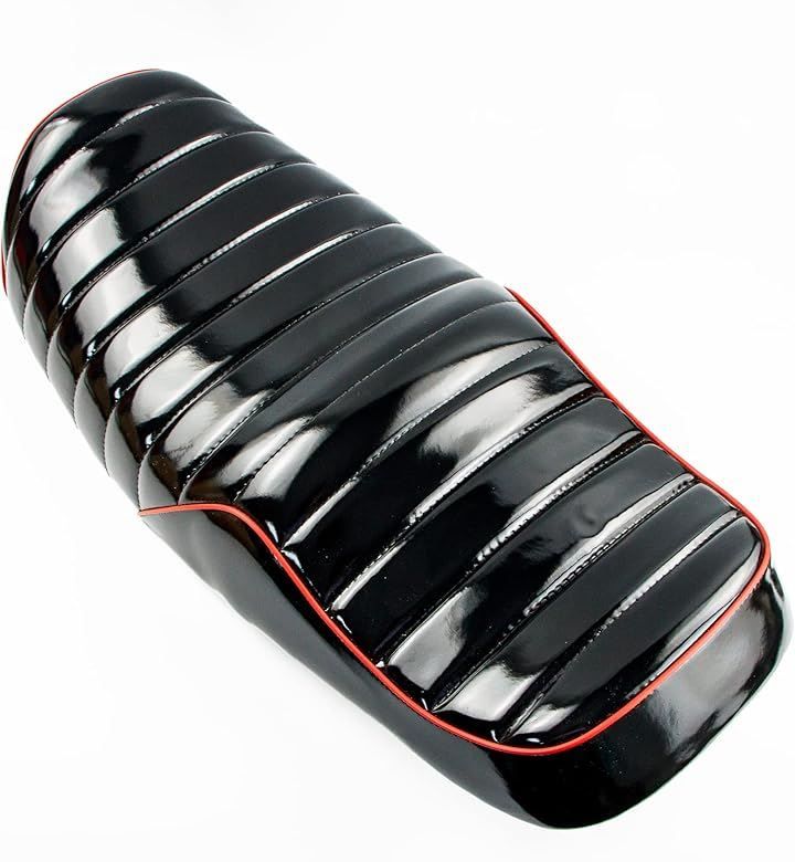 motokagura CB400SF CB400SB NC39 1999-2006 NC42 2007-2025 全年式対応 シート ブラックエナメルレッド 純正品と BRIGHTFACE_UK