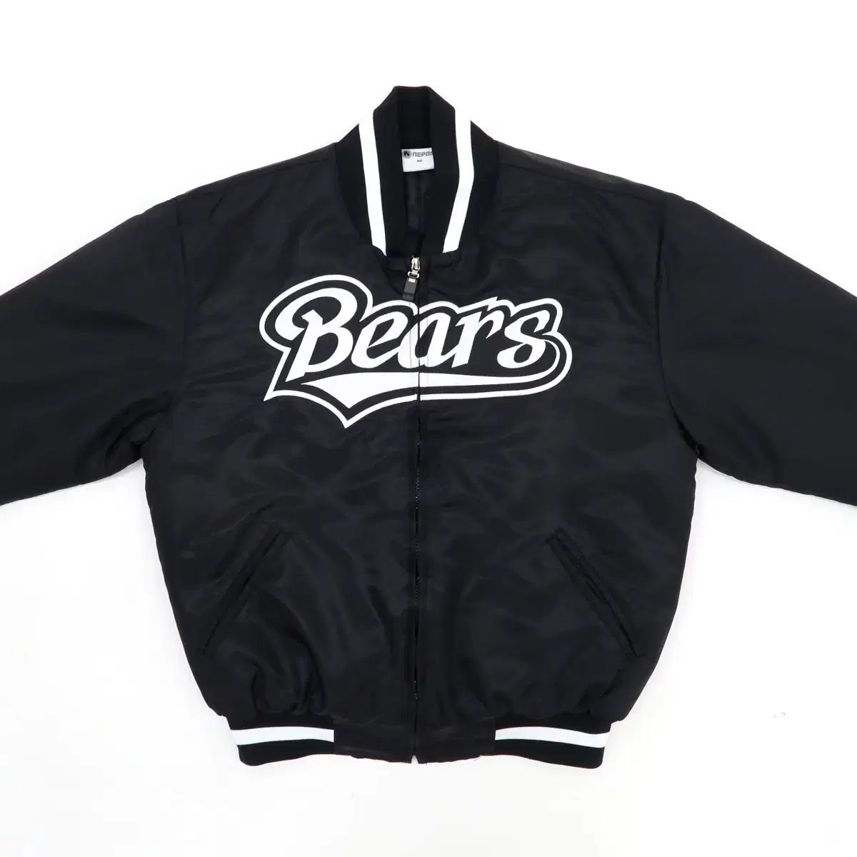 90 斗山ベアーズ ブラック MA-1ジャケット 春と秋のジャケット
