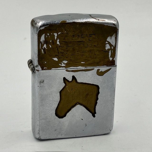 ジッポー ZIPPO ライター 1953〜1955年製 フルスタンプ タウン＆カントリー 馬 PAT.2517191 PAT.PEND - メルカリ