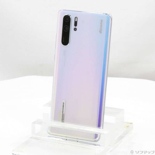 中古品〕 HUAWEI P30 Pro 128GB ブリージングクリスタル HW-02L 中古品〕 HUAWEI P30 Pro 128GB ブリージングクリスタル HW-02L