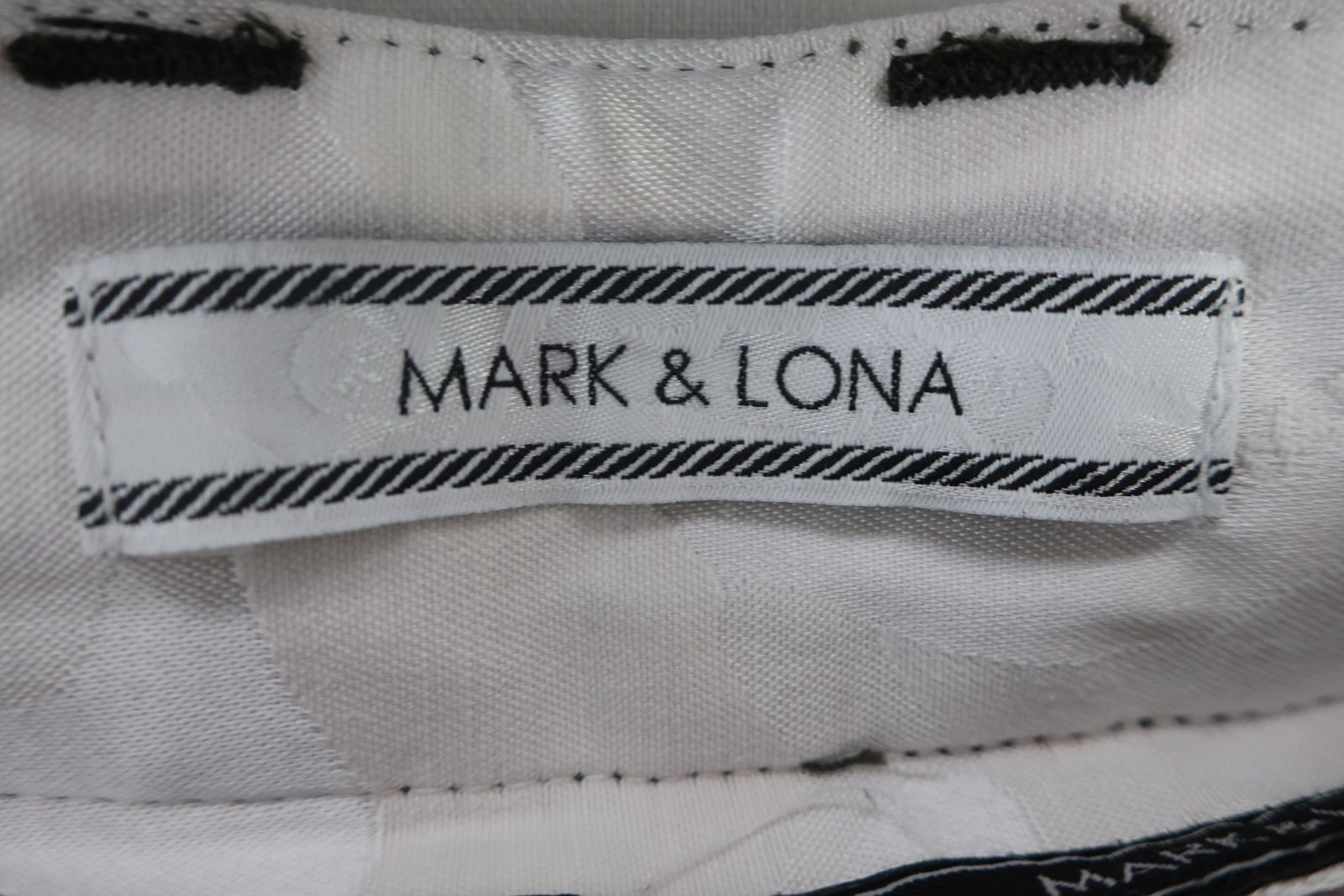 マークアンドロナ パンツ カモフラージュ ホワイト ゴルフ XXL