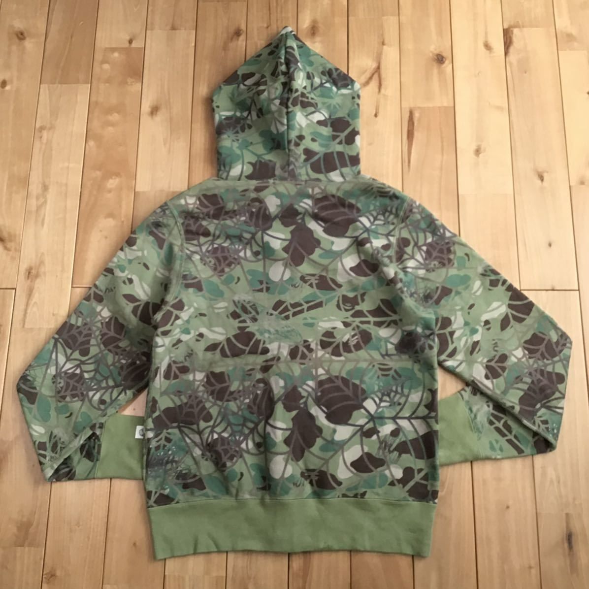 スパイダーマン × BAPE camo フルジップ パーカー Sサイズ marvel