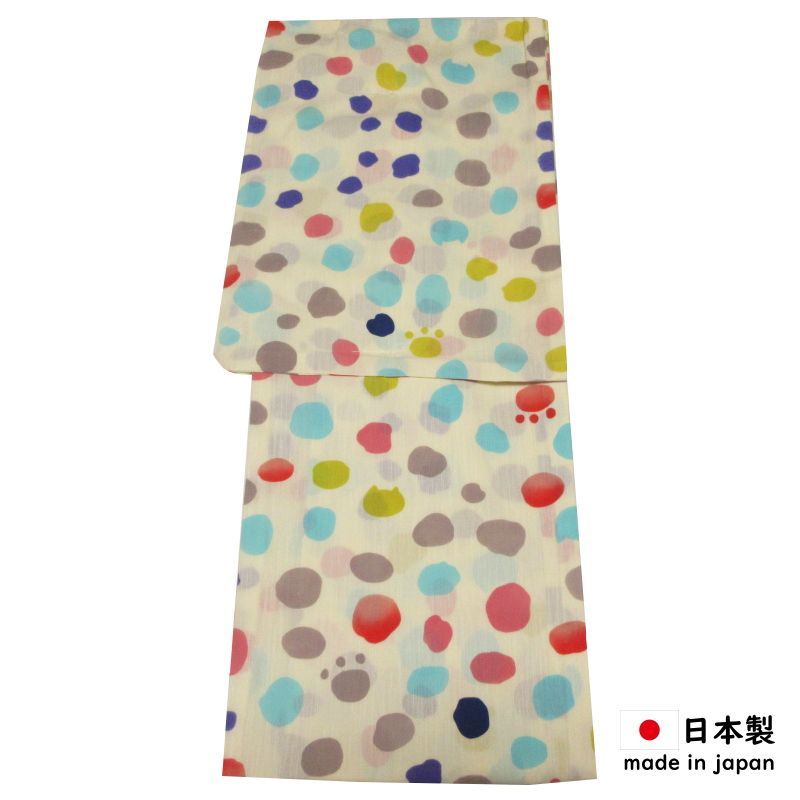 浴衣 身丈159.5cm 裄丈62.5cm S 引き締め 絞り浴衣 草花 灰白 綿 名品 【 