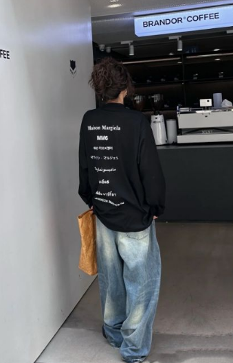 AW24 未使用 ❤Maison Margiela❤ MM6 長袖Tシャツ 男女兼用