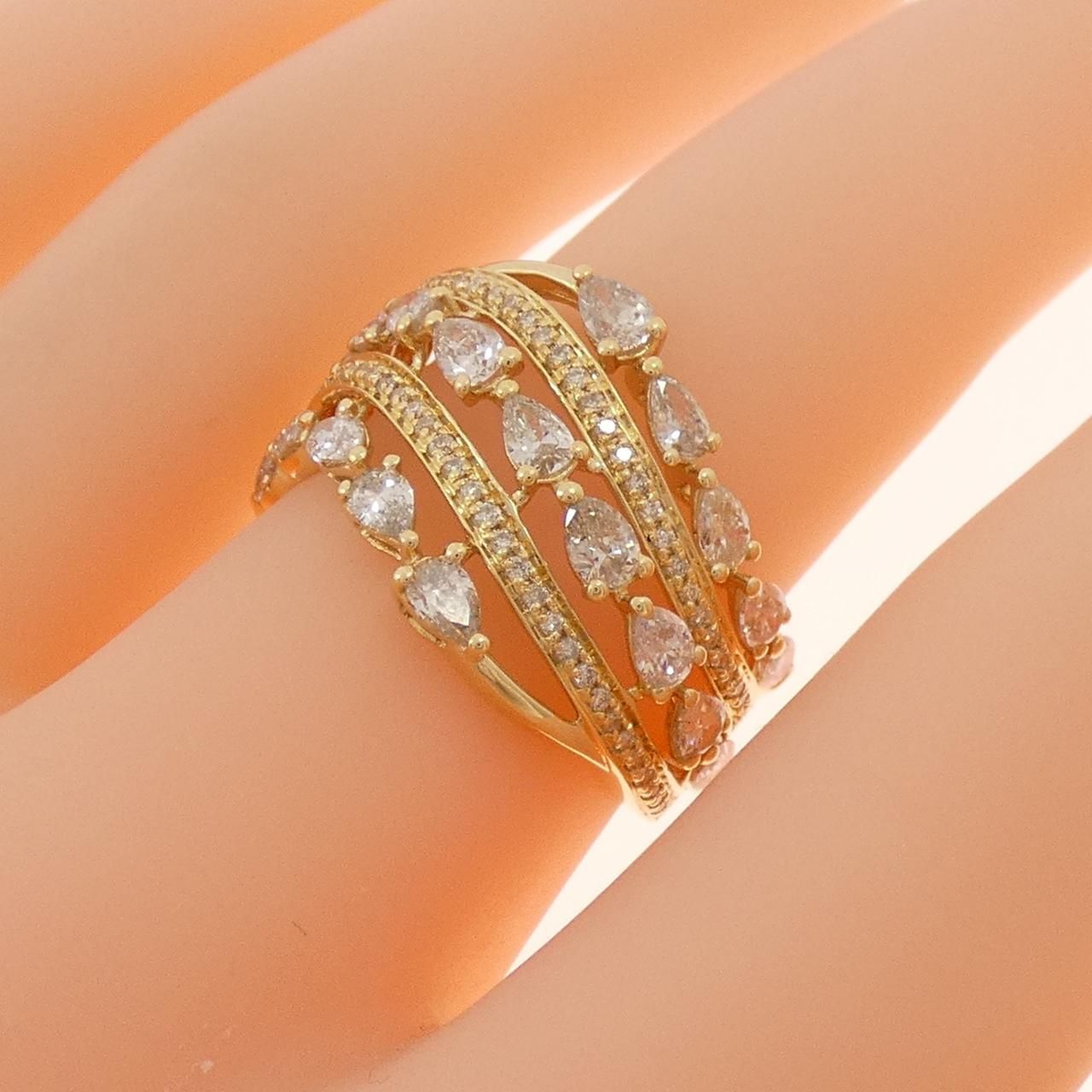 トリロジー Pt900 ダイヤモンド リング 0.50ct スリーストーン