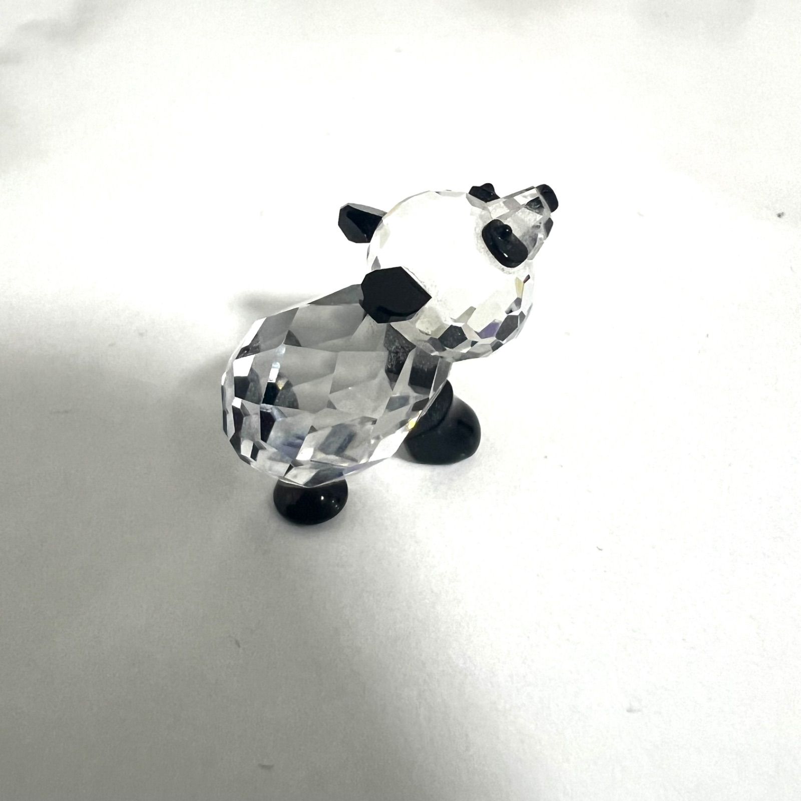SWAROVSKI スワロフスキー クリスタル 置物 マザーパンダ 親子 パンダ 