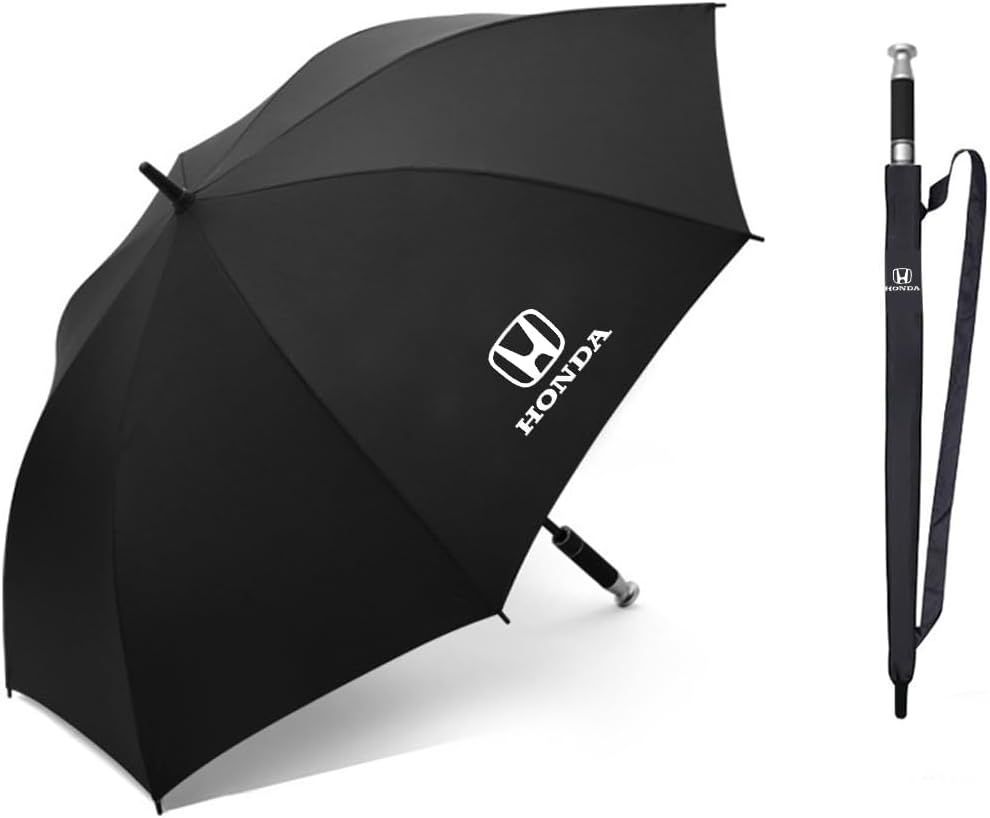 ホンダ 折りたたみ傘 車用 アスコート インサイト アヴァンシア インテグラ エアウェイブ クロス シティ シビックタイプＲ ジャズ H-RV CR-V 晴雨兼用 紫外線対策 ビジネス ワンタッチで自動開閉 収納袋付き 雨雪対策