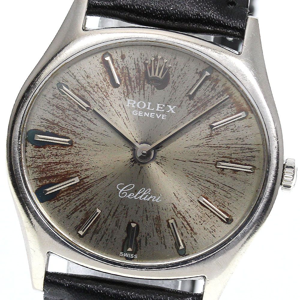 ロレックス ROLEX 3806 チェリーニ K18WG Cal.1600 手巻き メンズ_760547 - メルカリ