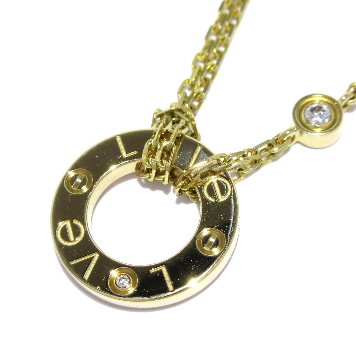 【Cartier】d'Amour ネックレス L 18K gold ダイヤ 送料込み ❤️Cartier ❤️ダイヤモンド ネックレス ゴールド - メルカリ