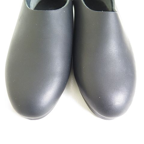 ワイズ Y s レザー シューズ スリッポン LL ブラック ヴィンテージ 2 sa 6910