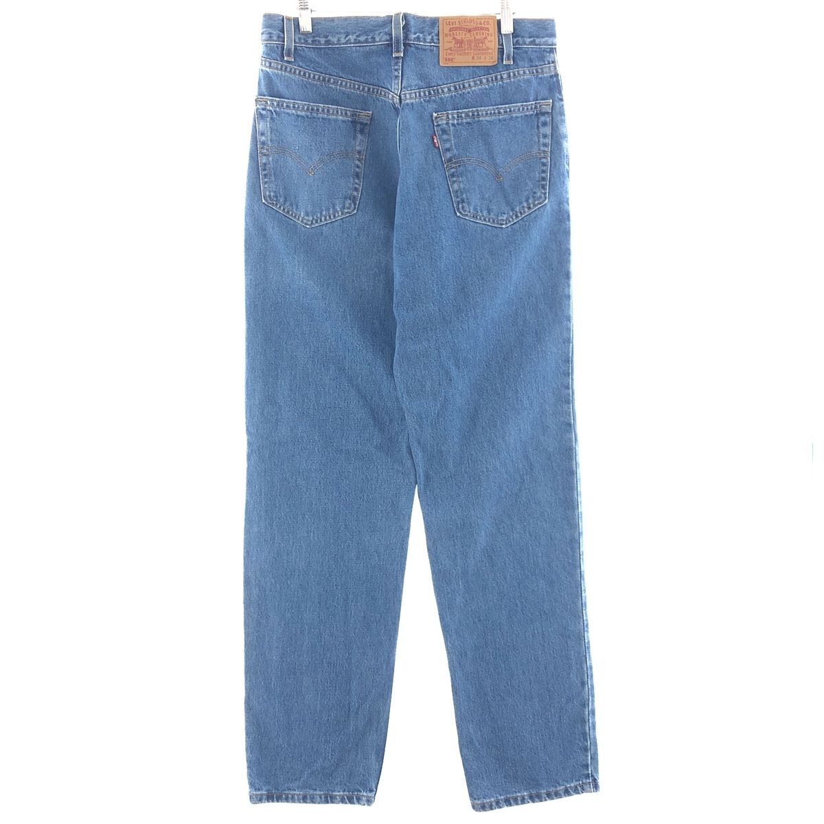 古着 00年代 リーバイス Levi's 550 RELAXED FIT テーパードデニムパンツ USA製 メンズw33 /eaa391742  【中古】/eaa391742