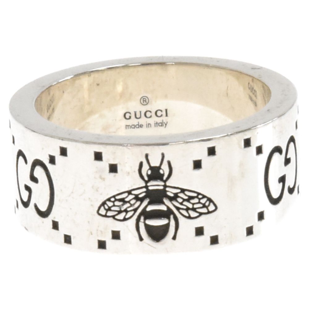 GUCCI (グッチ) GG&BEE デザイン リング シルバー - BRINGメルカリ店