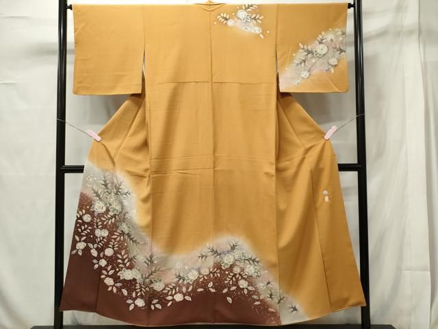 平和屋着物○友禅作家の巨匠 浅井青仁 訪問着 童子草花文