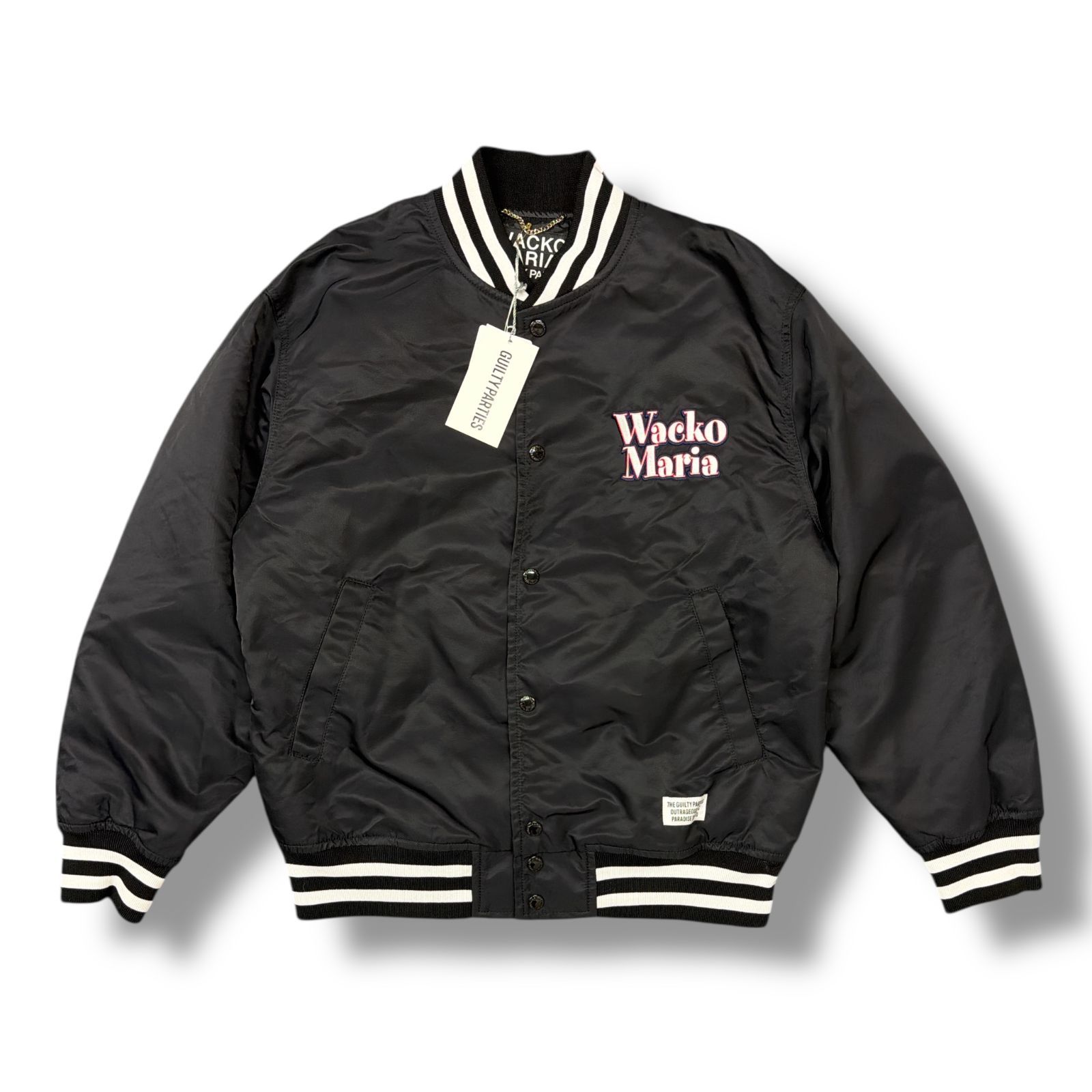 中古・古着通販WACKO L 【WACKO MARIA ワコマリア メルトンスタジャン 
