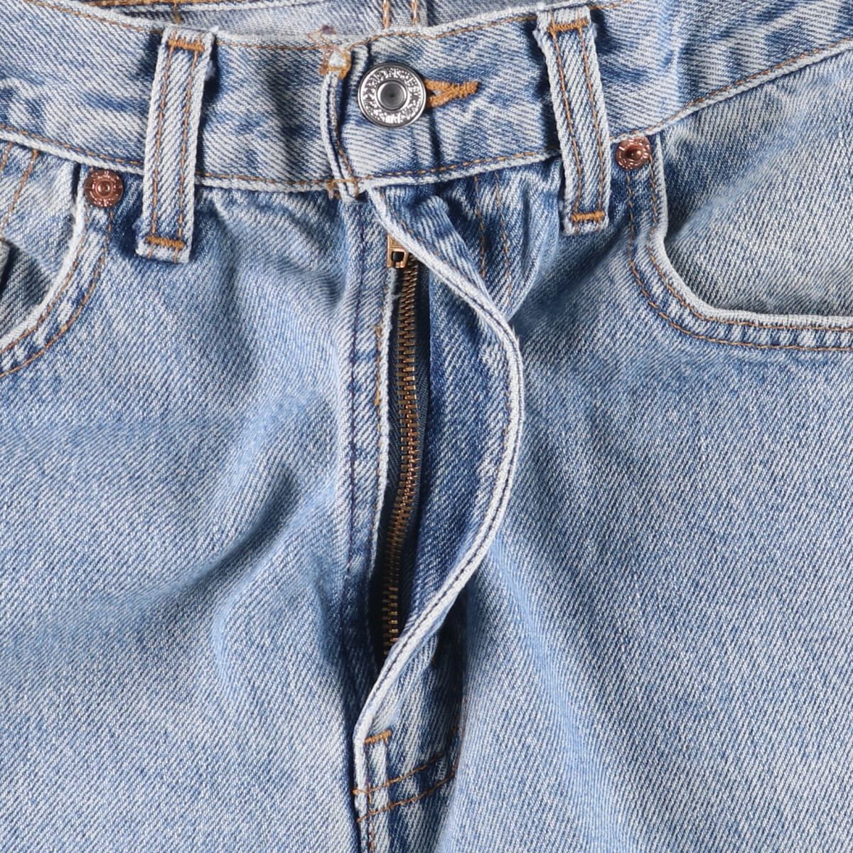 テーパードデニムパンツ