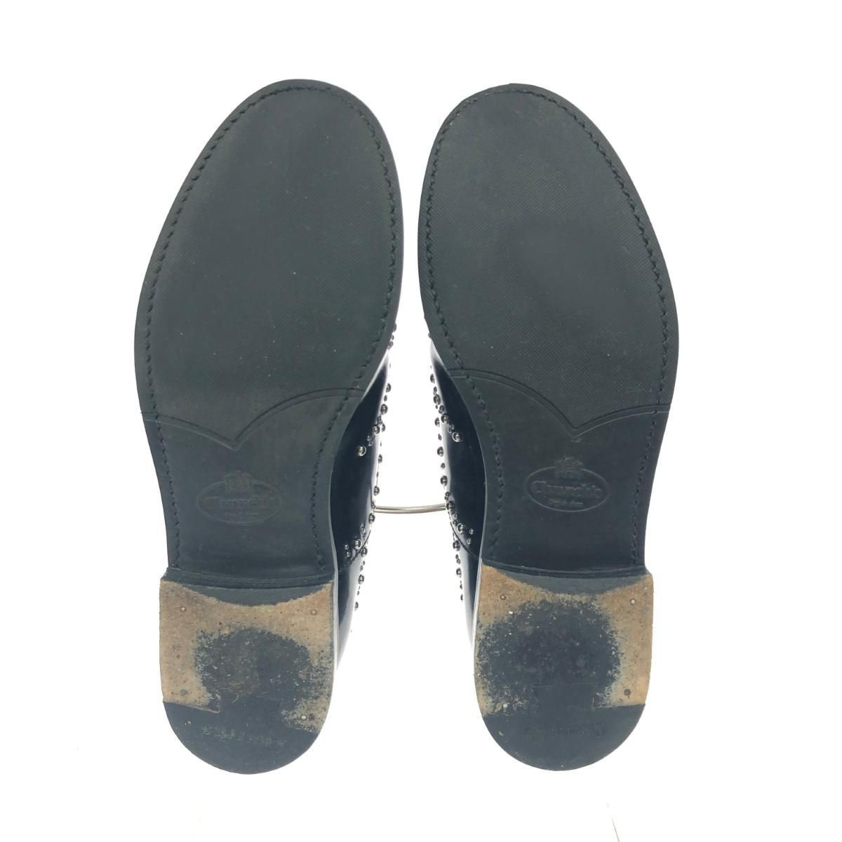 ユナイテッドアローズ　スリッポン　オックスフォード シューズ　ブラック　レザー ユナイテッドアローズ スリッポン オックスフォード シューズ ブラック