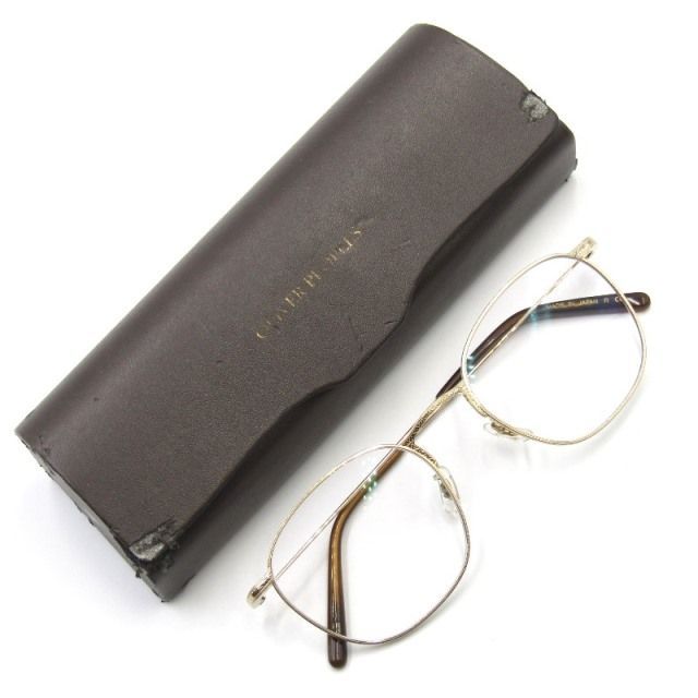 OLIVER PEOPLES L.A. オリバーピープルズ メガネフレーム OV1285T Goldsen 5292 スクエア 現行 日本製  White Gold 度入り 65005961 - メルカリ