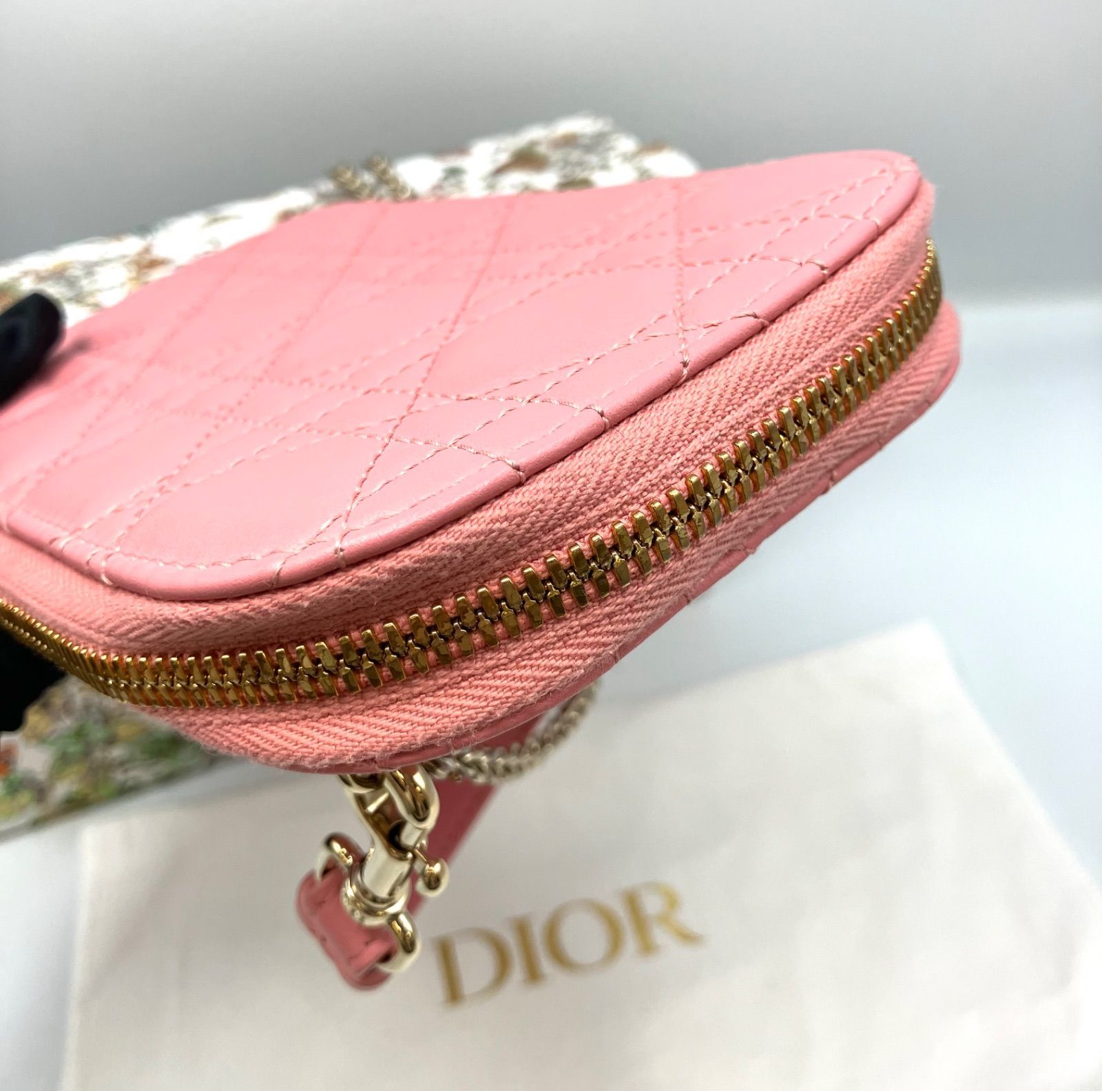 鑑定済み】正規品 ディオール DIOR LADY DIOR カナージュ フォン 
