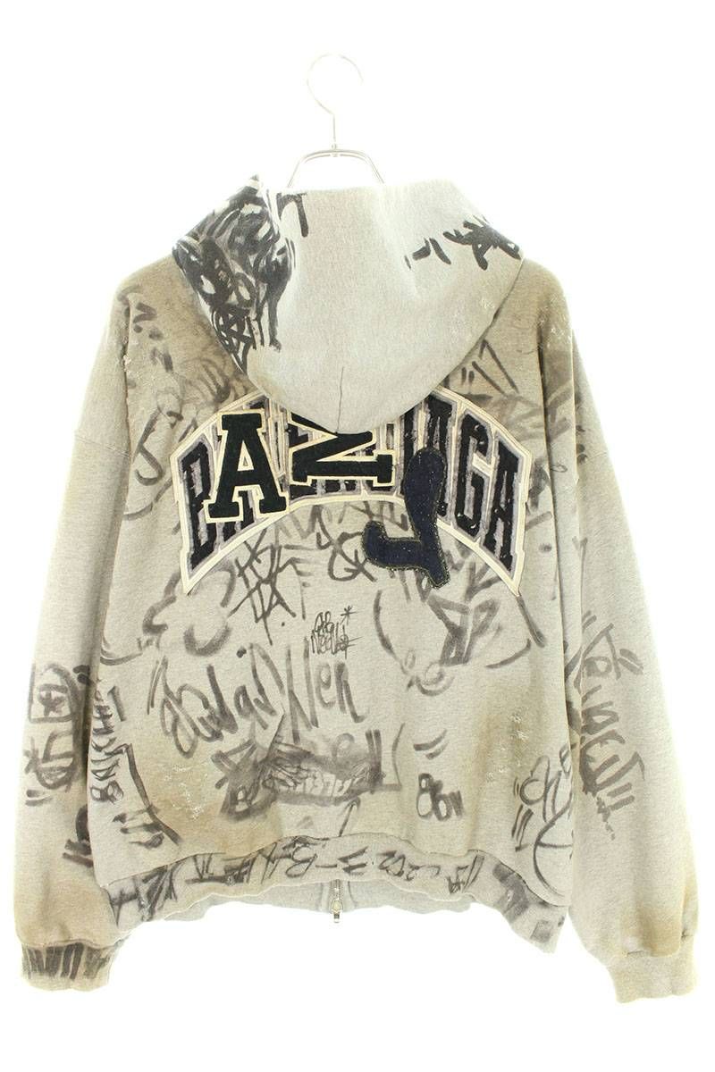 バレンシアガ 23SS 744457 TOVA8 グラフィックペイント