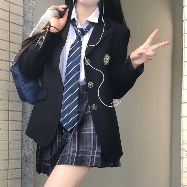 新品 通学 春 スクール 女子 長袖 ブレザー 学生 制服 上衣 制服 新品 通学 春 スクール 女子 長袖 ブレザー 学生 制服 上衣 制服