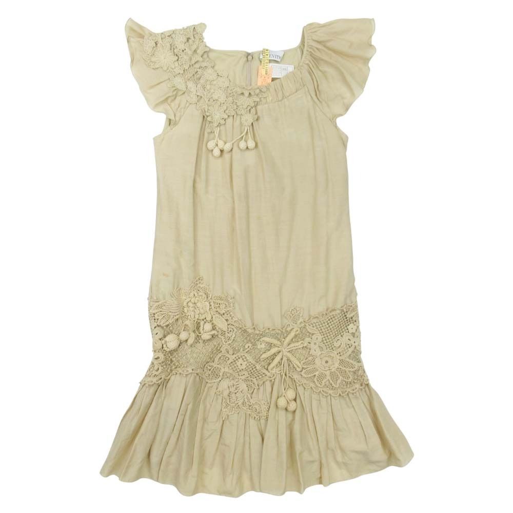 手元に在庫あり♡RED Valentino 刺繍ボウネック ミニドレス (RED