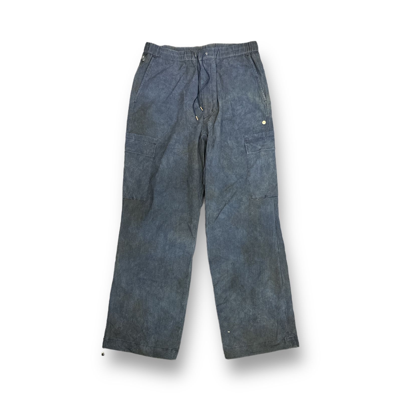 定価53900円 NULABEL 22ss GARAMENT DYED FIELD TROUSERS ガーメントダイ ナイロン カーゴパンツ  トラウザー ニューレーベル 115 704 ネイビー系 L 58857A3 - メルカリ