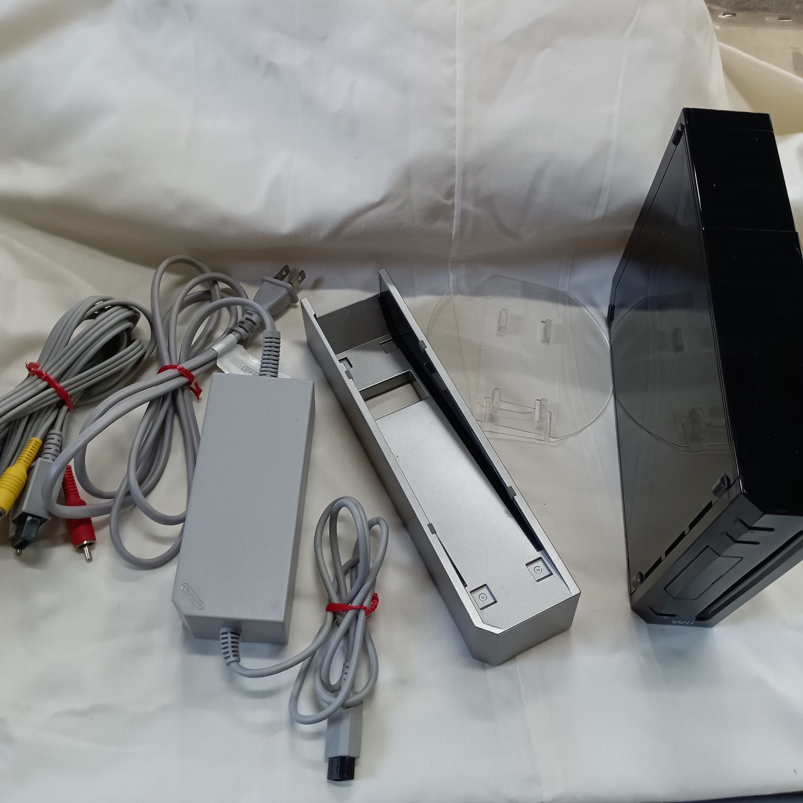 Wii 本体箱付き ブラック 動作確認済み ソフト7本付き