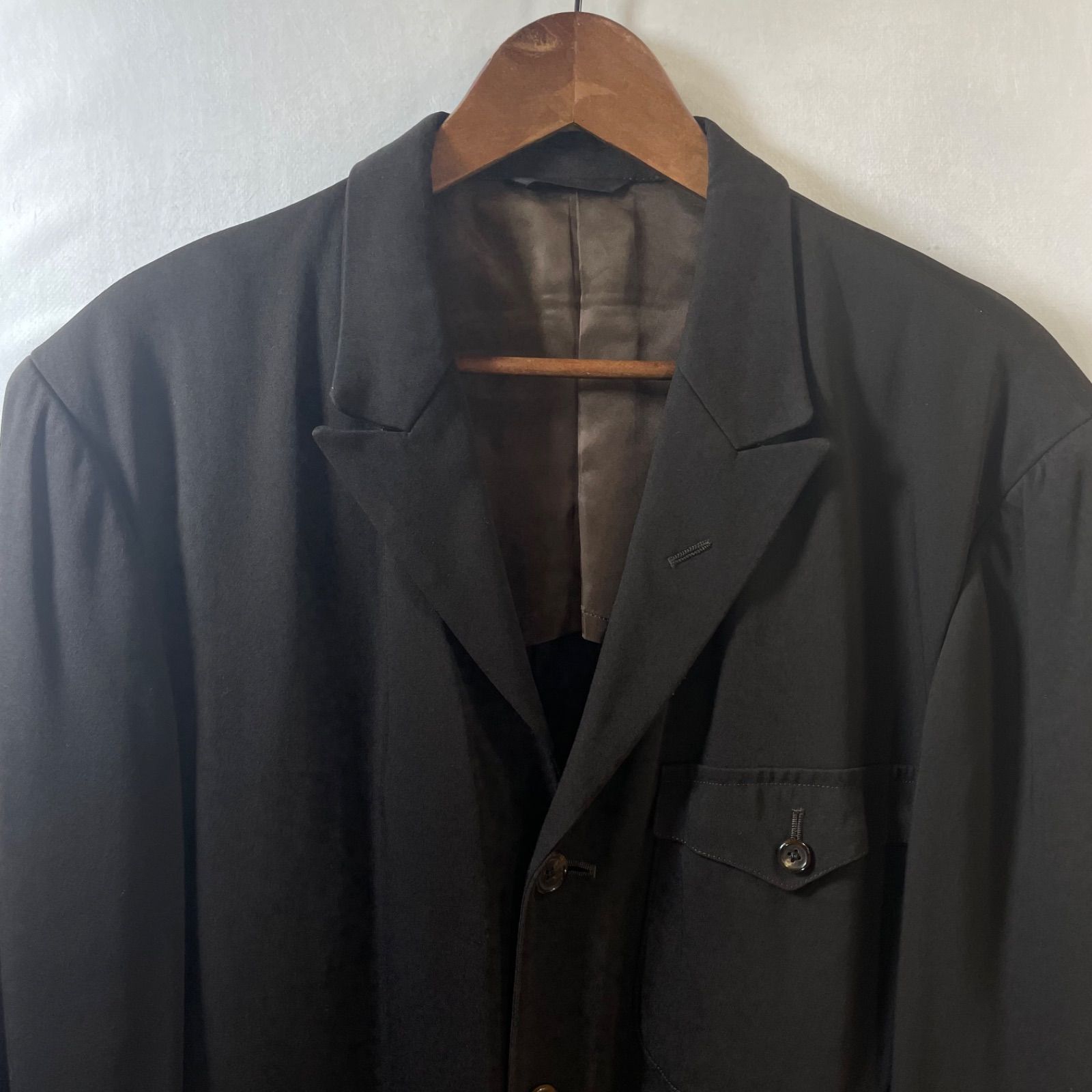 67】90〜00's Y's for men Rayon Jacket Yohji Yamamoto ワイズ