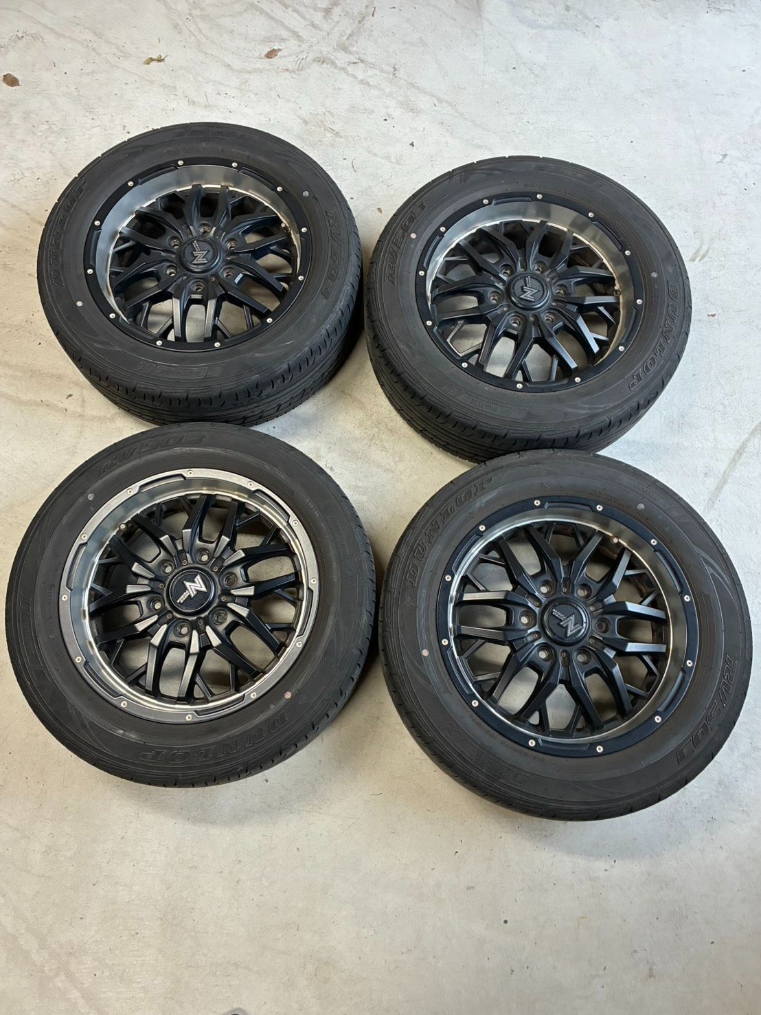 NITRO POWER 17インチアルミホイール 215|60R17C 109|107L 4本セット キャラバン ハイエース