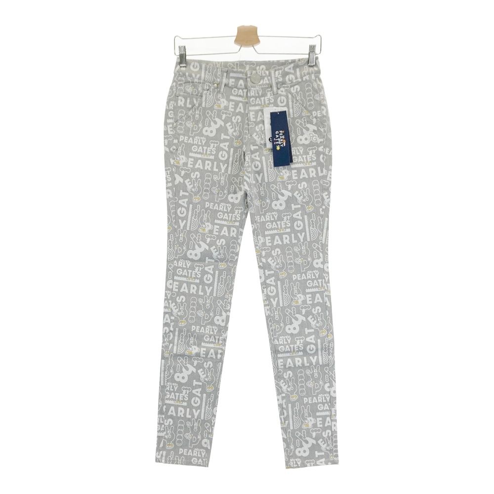 サイズ：0 PEARLY GATES パーリーゲイツ 055-2231020 パンツ どうしちゃったPG グレー系 [240101499909] ゴルフウェア レディース ストスト サイズ：0 PEARLY GATES パーリーゲイツ 055-2231020 パンツ