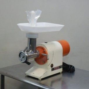 2010年製 南常 なんつね ミート チョッパー ミンサー MS-12B ミンチ 150kg|H 100V W245D535H440mm 27kg 4.8mmプレート