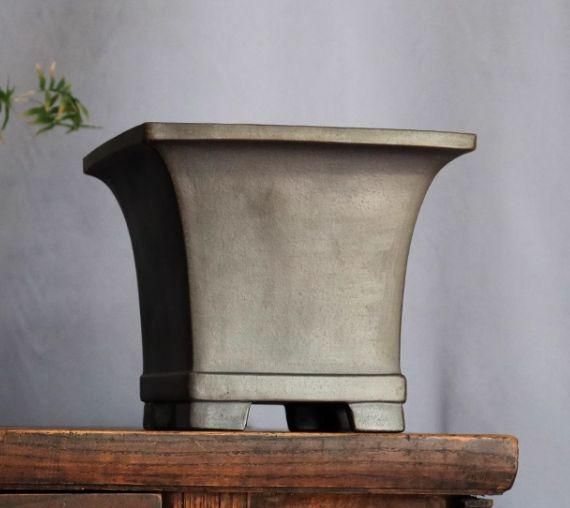 大四角鉢 紫砂の鉢 盆栽鉢 植木鉢 小品盆栽鉢 大品盆栽鉢