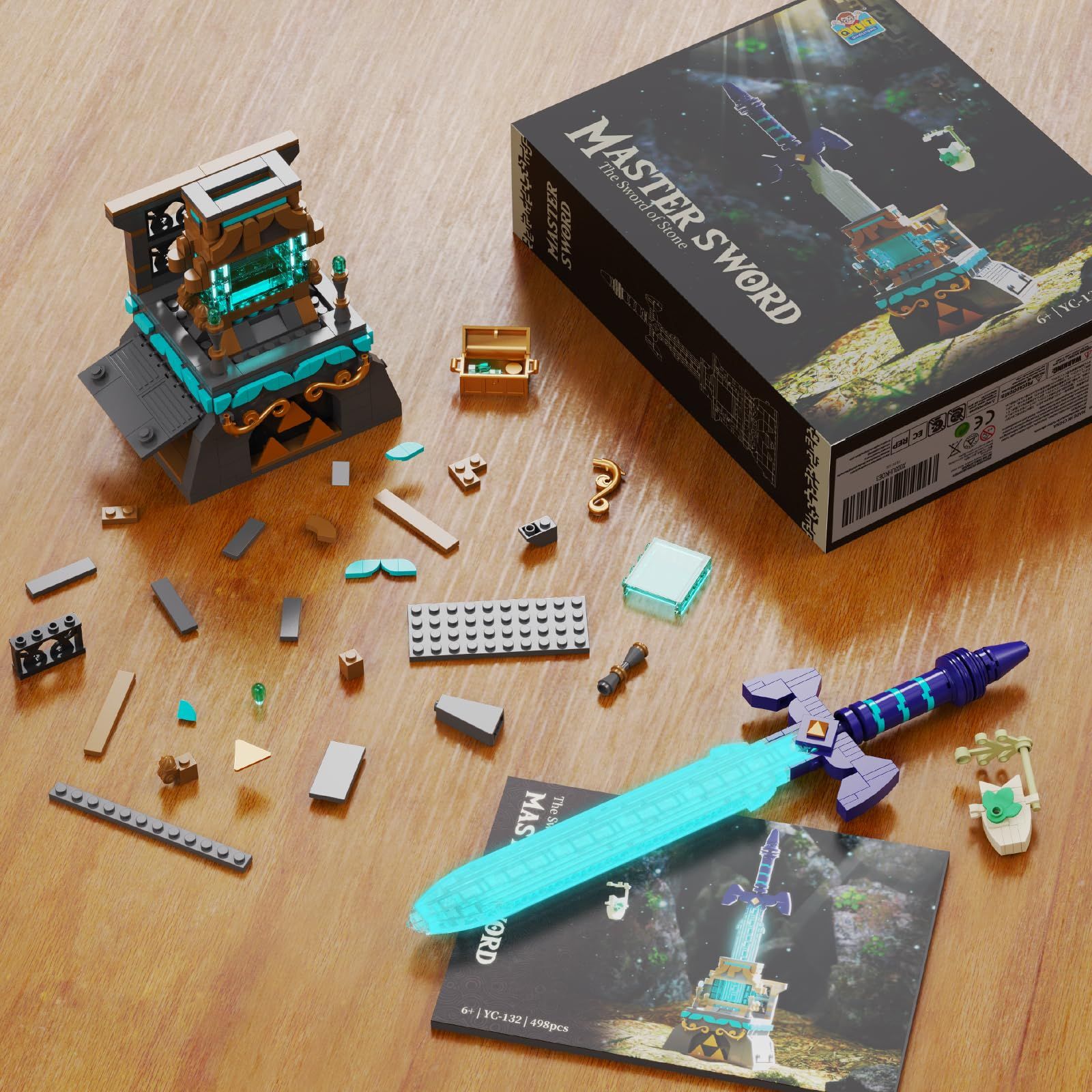 BOTW マスターソード光るビルディングブロックセット、レゴ