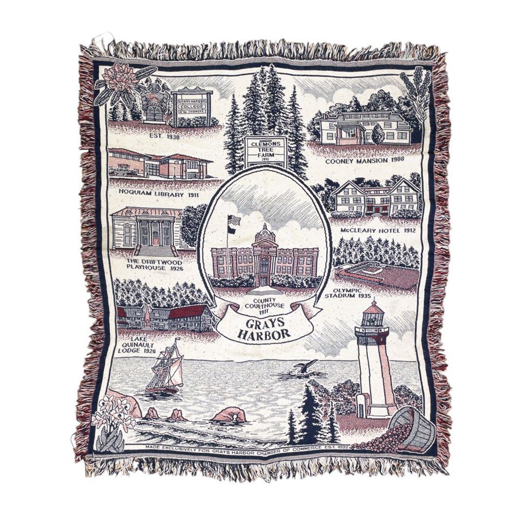 vintageラグ カーペット グレイズハーバー郡 名所 1212