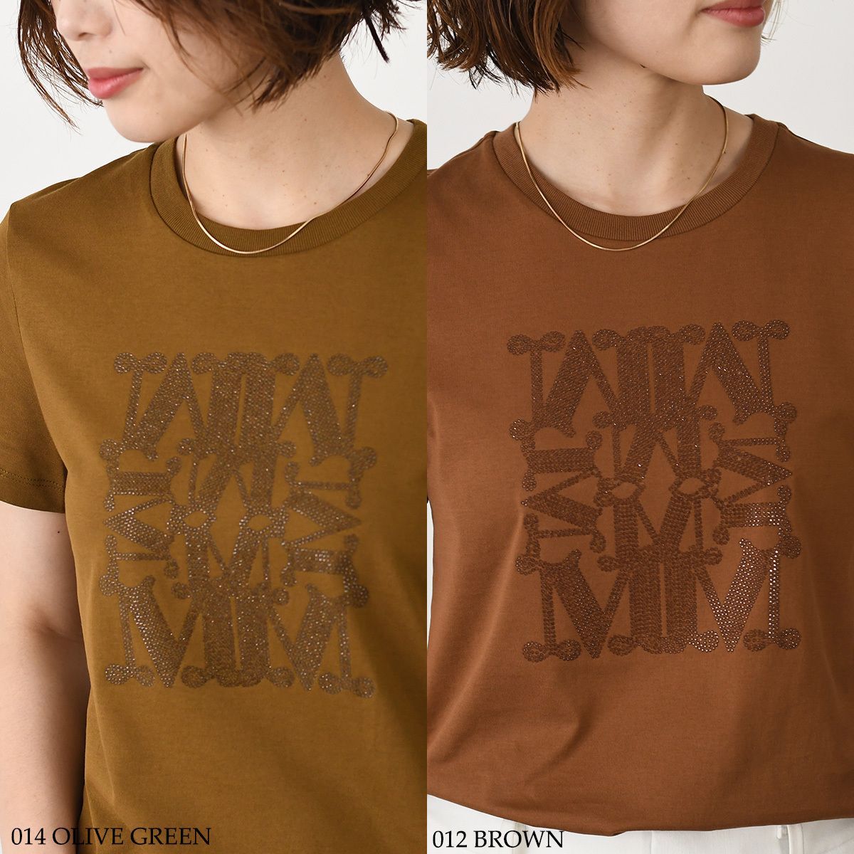 関税込◆MAX MARA◆GIOVANE ロゴ入り Tシャツ Sale 3色 Max Mara マックスマーラ Tシャツ トップス GIOVANE