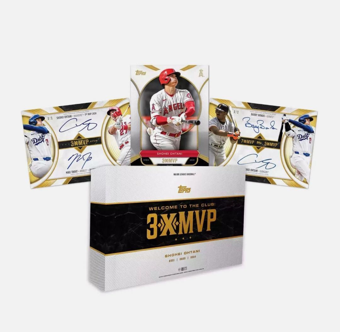 2025 Topps Welcome to the Club 3X MVP 10パック入り BOX 1BOX