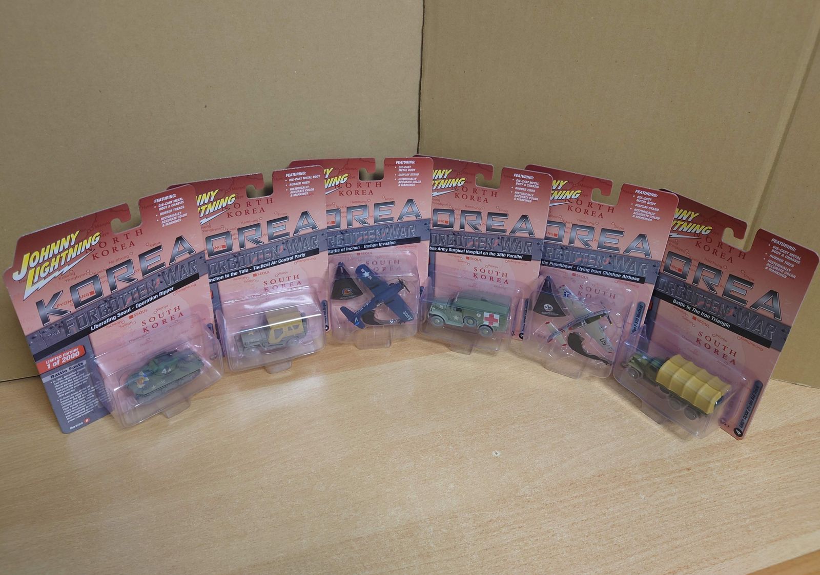 JHONNY LIGHTNING Korean War セットB（6種類入）