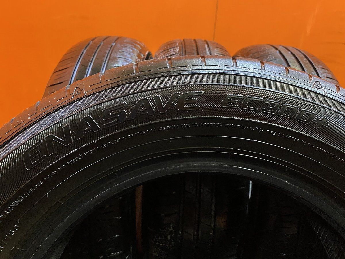 DUNLOP ENASAVE EC300+ 165/70R14 14インチ 夏タイヤ 4本 23年製 バリ溝 ヴィッツ パッソ ブーン ベルタ ポルテ スペイド VW/up!等(KTG327) DUNLOP ENASAVE EC300+ 165/70R14 14インチ 夏タイヤ 4本 23年製 バリ