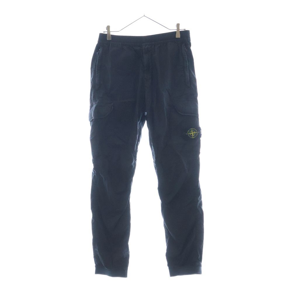 STONE ISLAND ストーンアイランド Cotton Poplin Strech Cargo Pants ロゴワッペン カーゴパンツ ネイビー 721531403