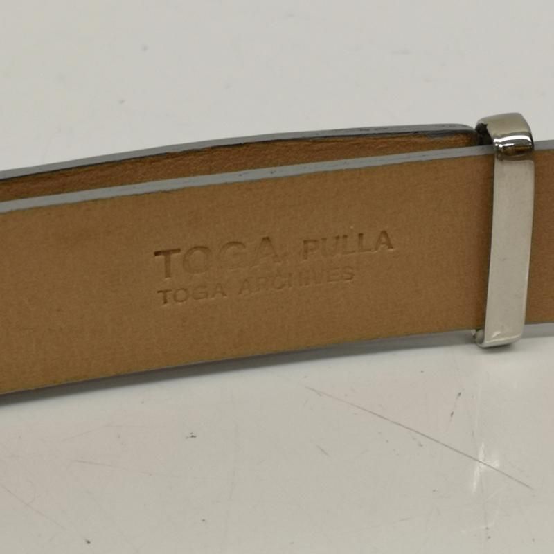 TOGA PULLA ダブルバックルベルト TOGA PULLA(トーガプルラ) ダブルバックルベルトダブルバックル
