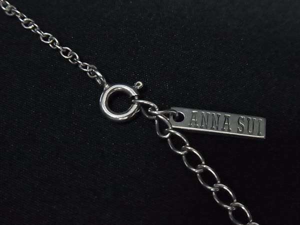 □美品□ ANNASUI アナスイ SV925 ラインストーン ネックレス