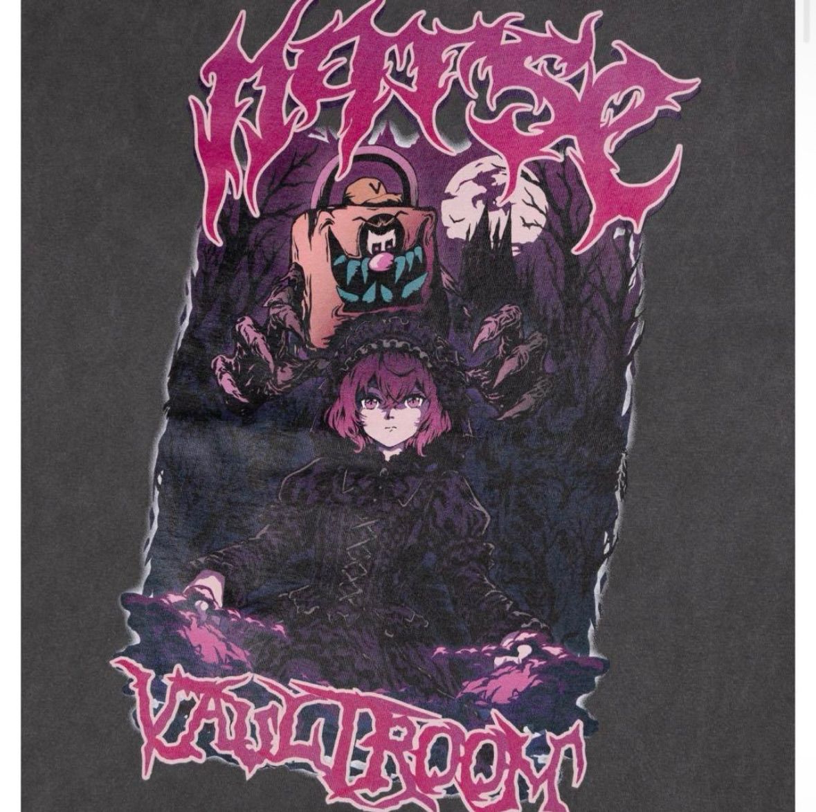 vaultroom nqrse DEVIL TEE charcoal XLサイズ nqrse DEVIL TEE / CHARCOAL XLサイズ vaultroom なるせ - メルカリ