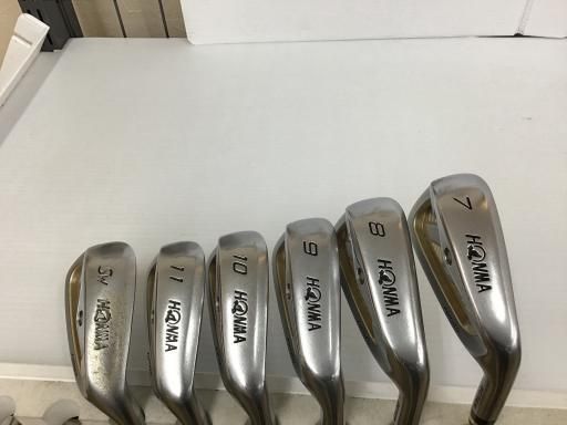 本間ゴルフ BERES IS-02 ) 7本入　フレックスR) メンズ 男性用 中古】 本間ゴルフ BERES IS-02 6S アイアンセット IR 2S ARMRQ6
