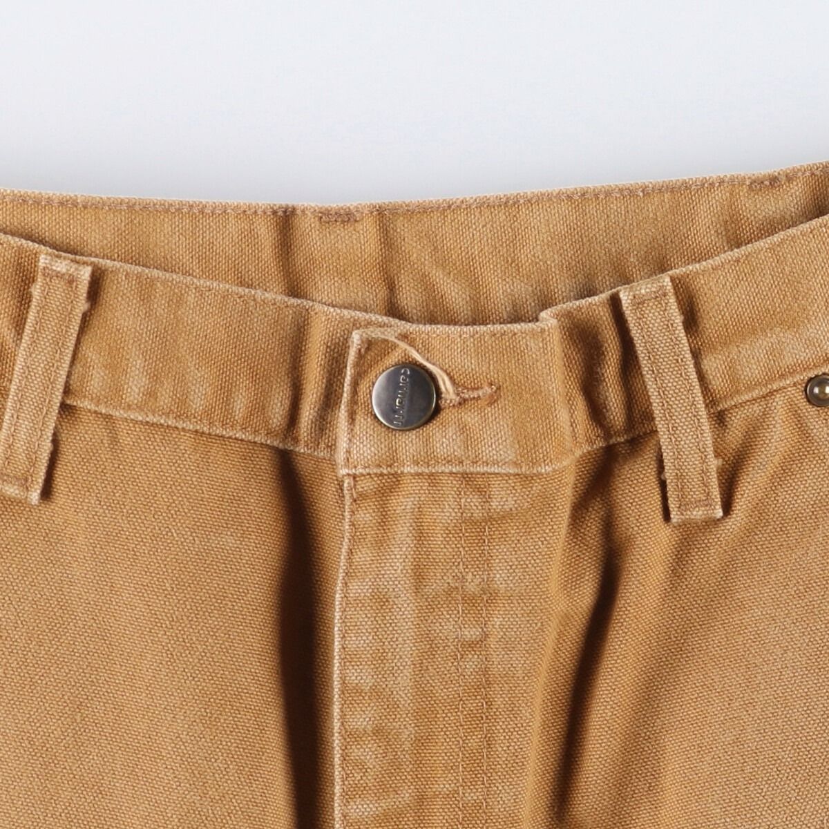 古着 カーハート Carhartt Original Dungaree Fit カットオフ ダブルニー ダックペインターパンツ メンズw33相当|evb031007