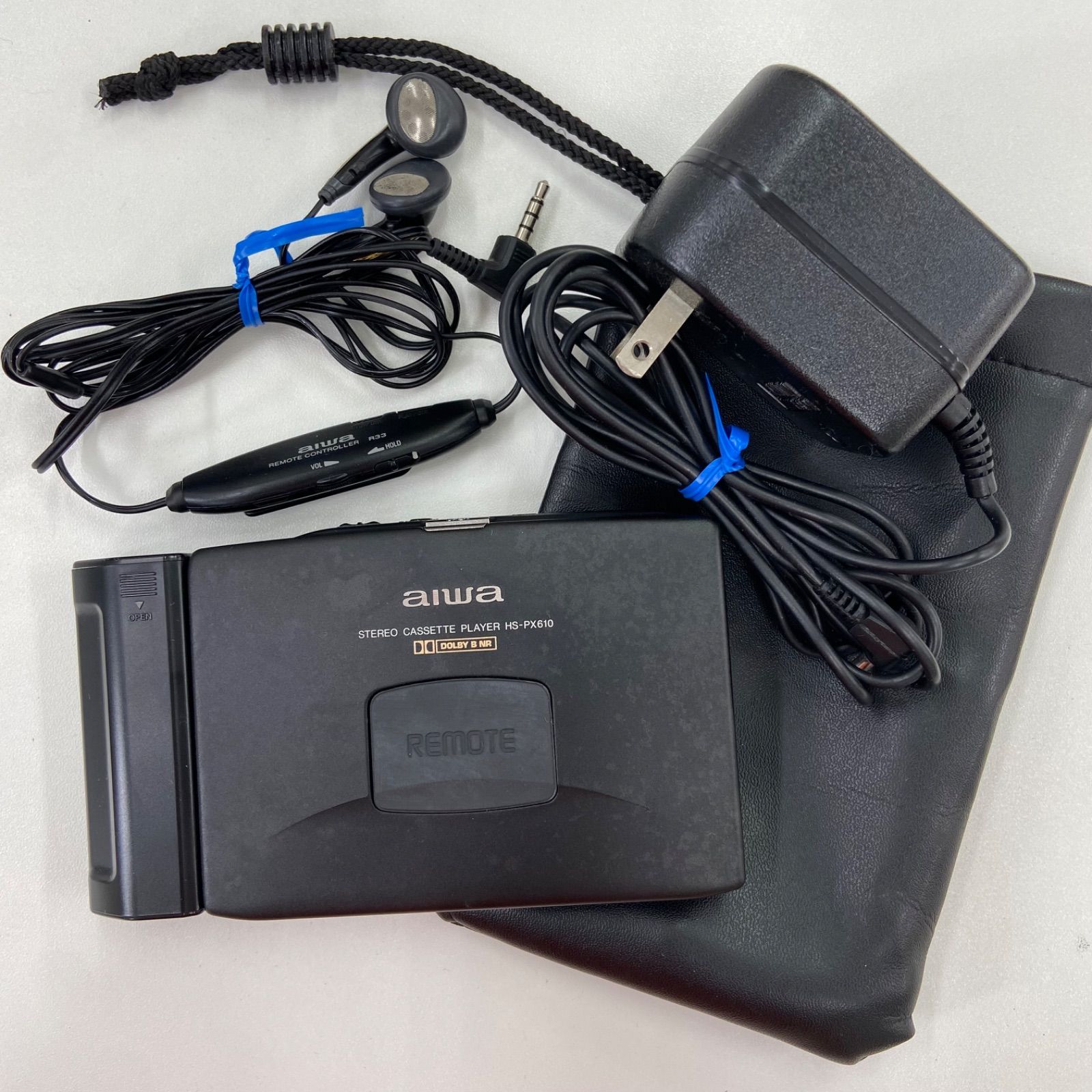 ジャンク aiwa アイワ ポータブル カセットプレーヤー HS-PX610